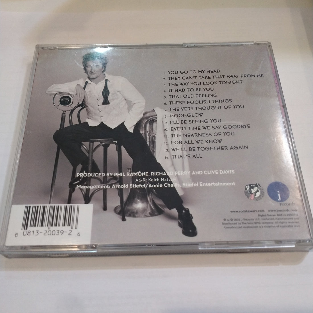 ซีดี Rod Stewart - It Had To Be You... The Great American Songbook (CD) (G+)