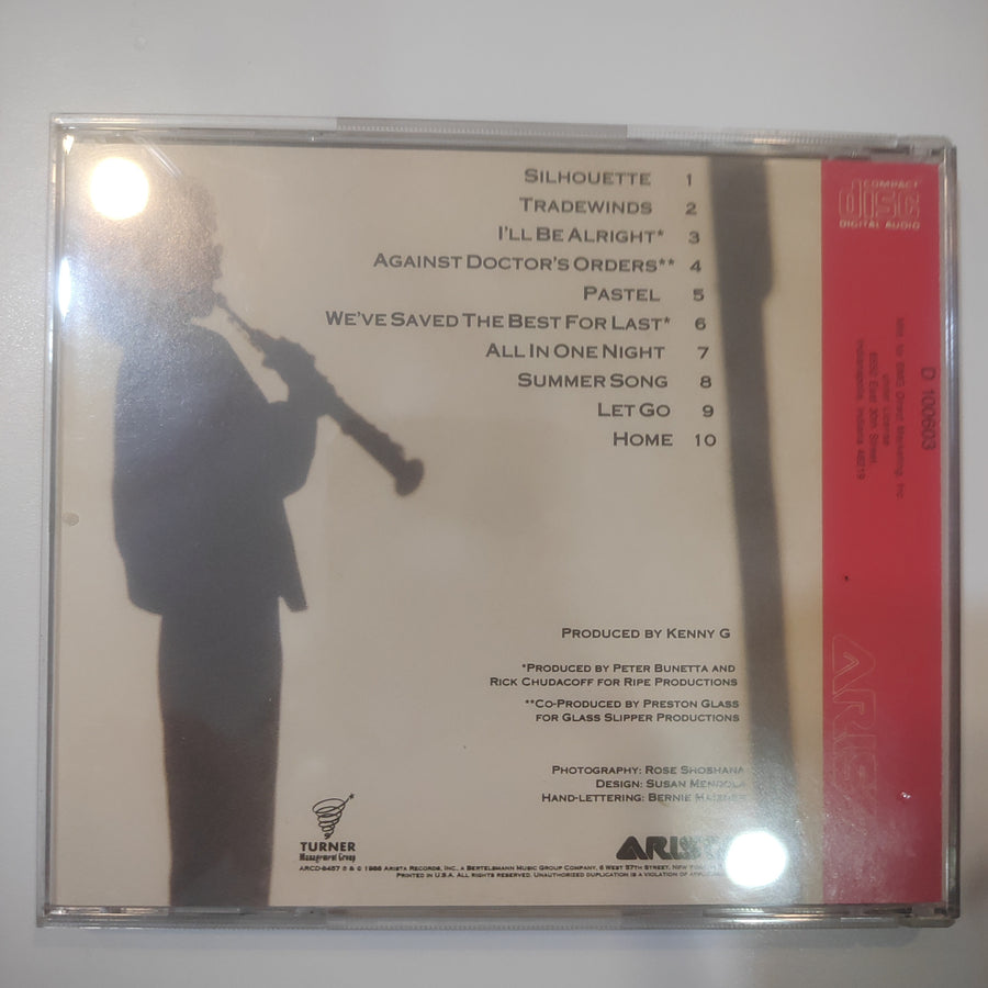 ซีดี Kenny G  - Silhouette (CD) (VG+)