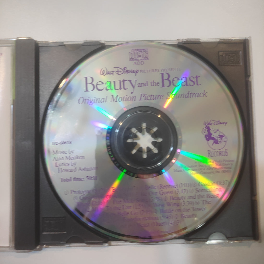 ซีดี Alan Menken, Howard Ashman - Beauty And The Beast Original Motion Picture Soundtrack CD VG+