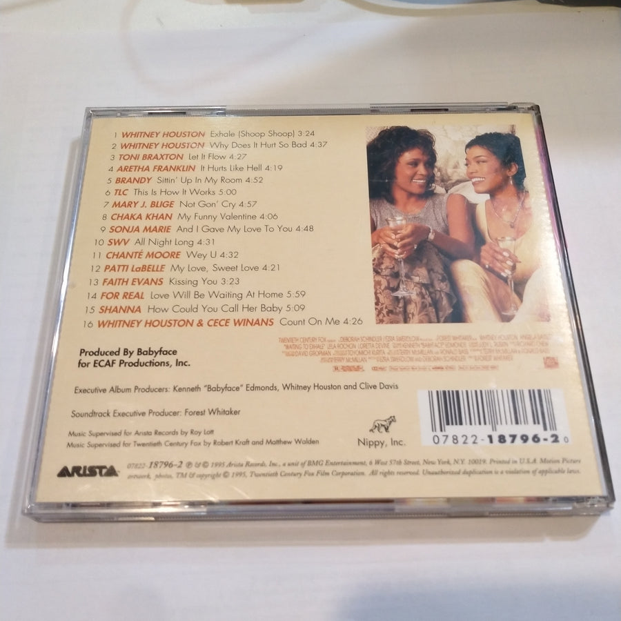 ซีดี Various - Waiting To Exhale (Original Soundtrack Album) (CD) (VG+)