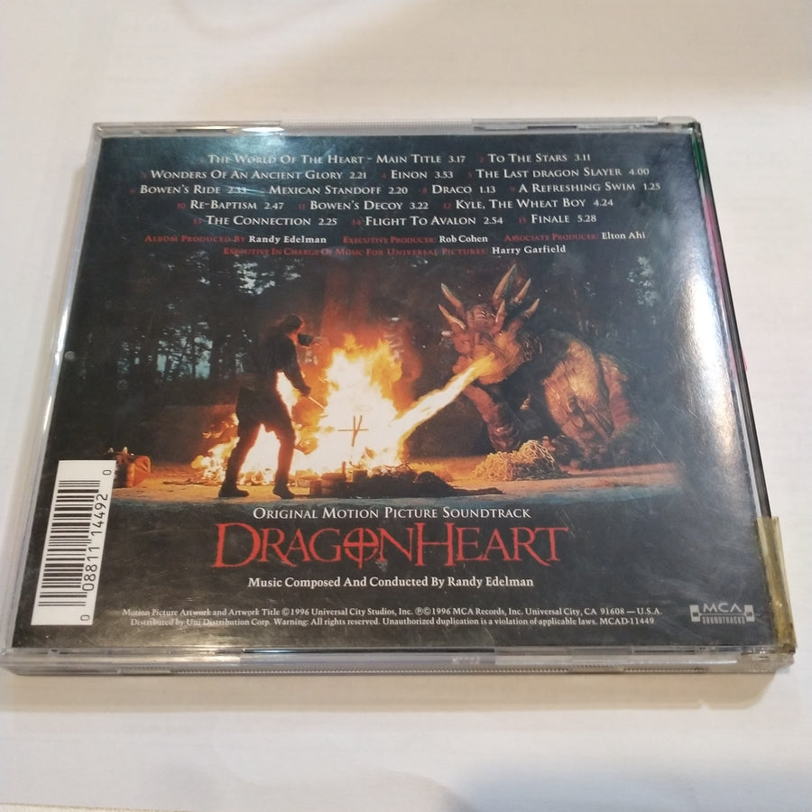 Randy Edelman - Dragonheart (Original Motion Picture Soundtrack) (CD) (VG)