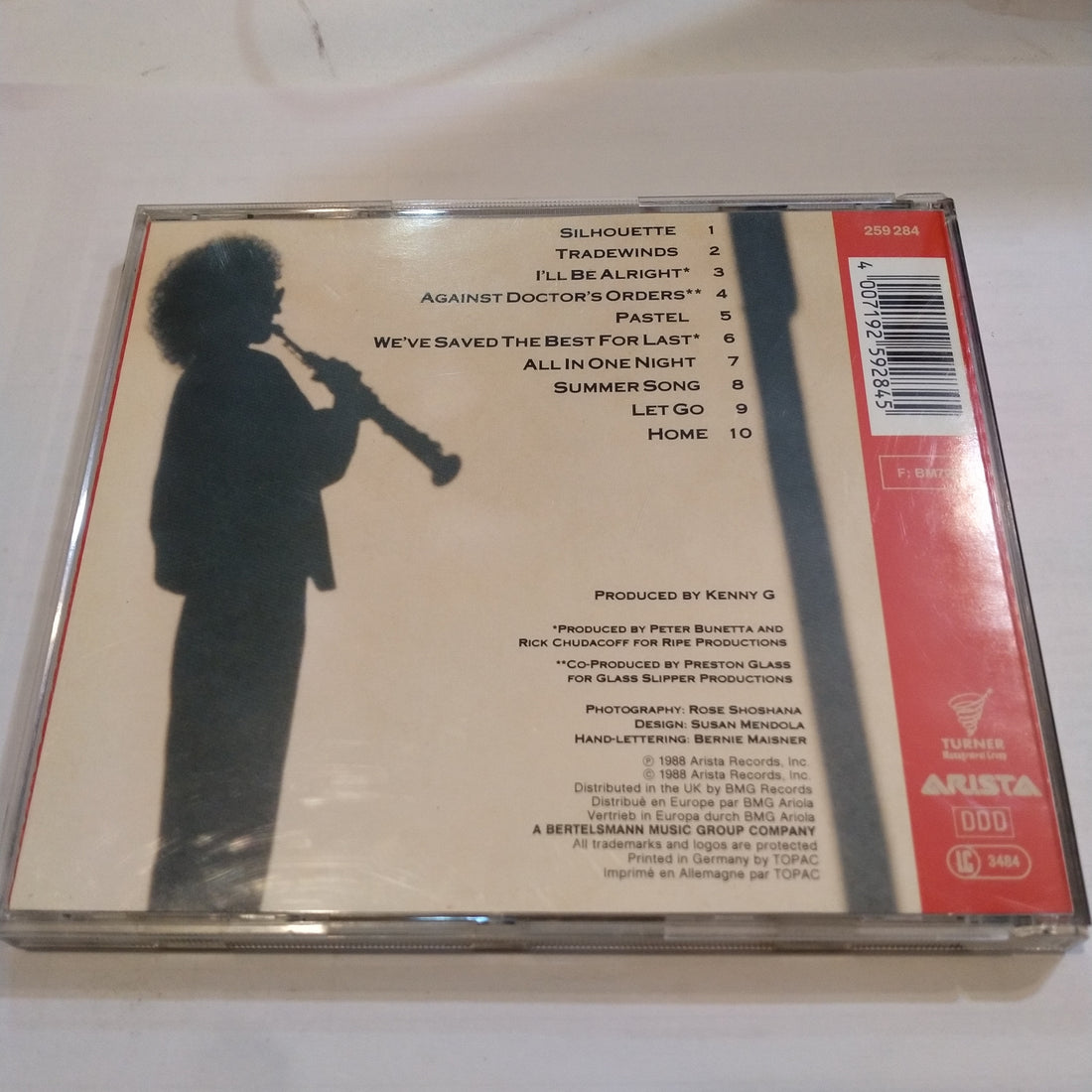 ซีดี Kenny G  - Silhouette (CD) (VG)