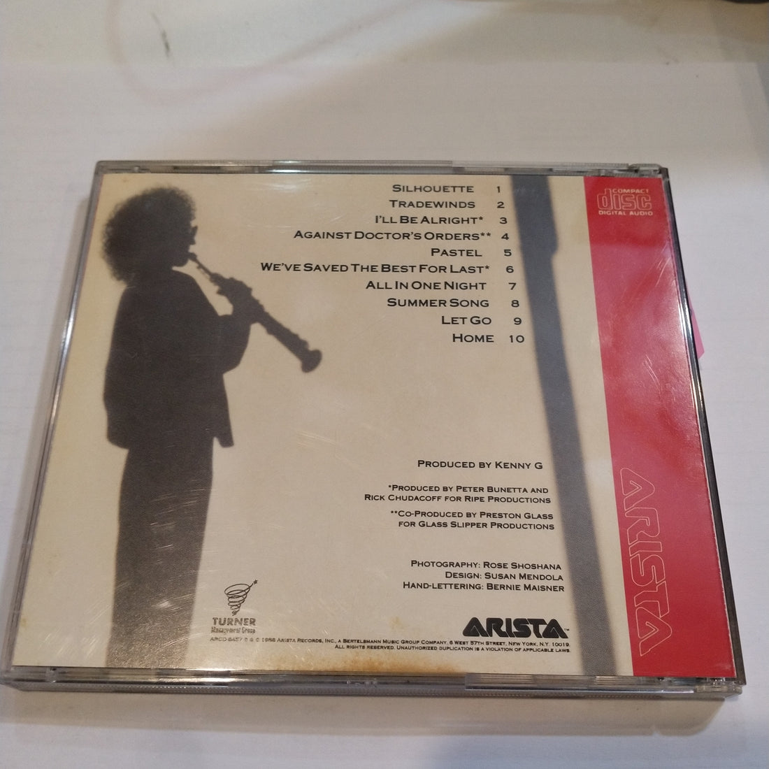 ซีดี Kenny G - Silhouette CD VG+