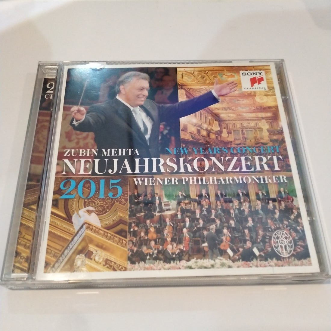 ซีดี Zubin Mehta, Wiener Philharmoniker - Neujahrskonzert 2015 = New Year Concert 2015 (CD) (VG+)