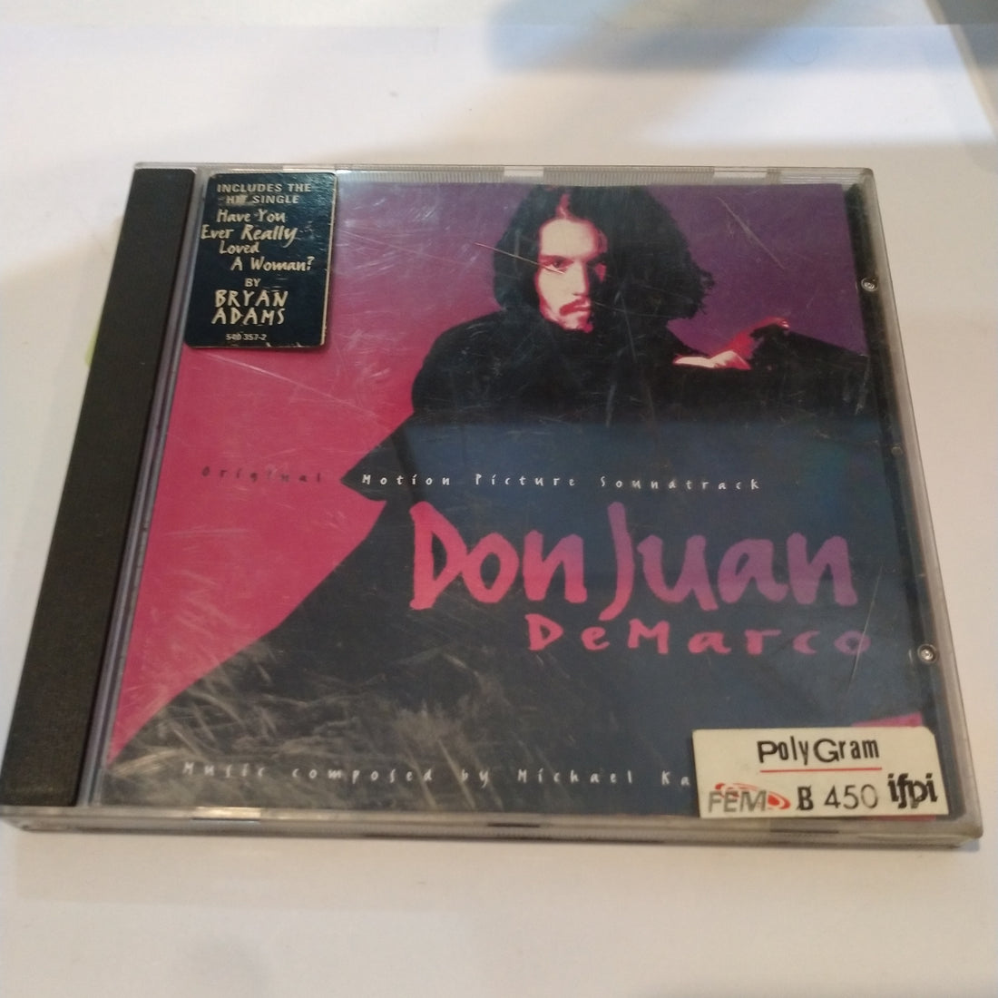 ซีดี Michael Kamen - Don Juan DeMarco (Original Motion Picture Soundtrack) (CD) (VG+)