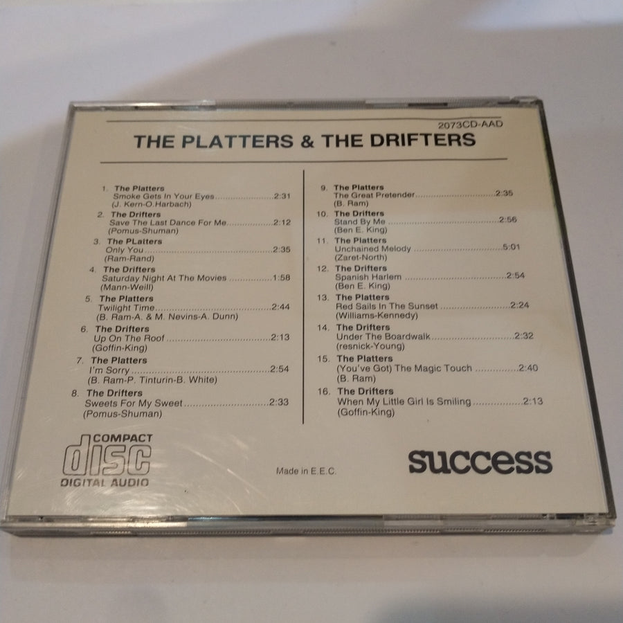 ซีดี The Platters & The Drifters - The Platters & The Drifters (CD) (VG+)