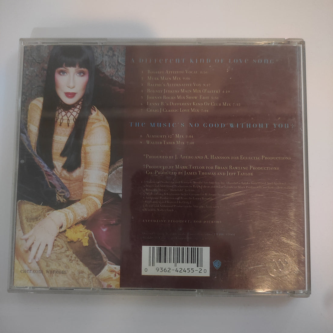 ซีดี Cher - A Different Kind Of Love Song / The Music's No Good Without You (CD) (G)