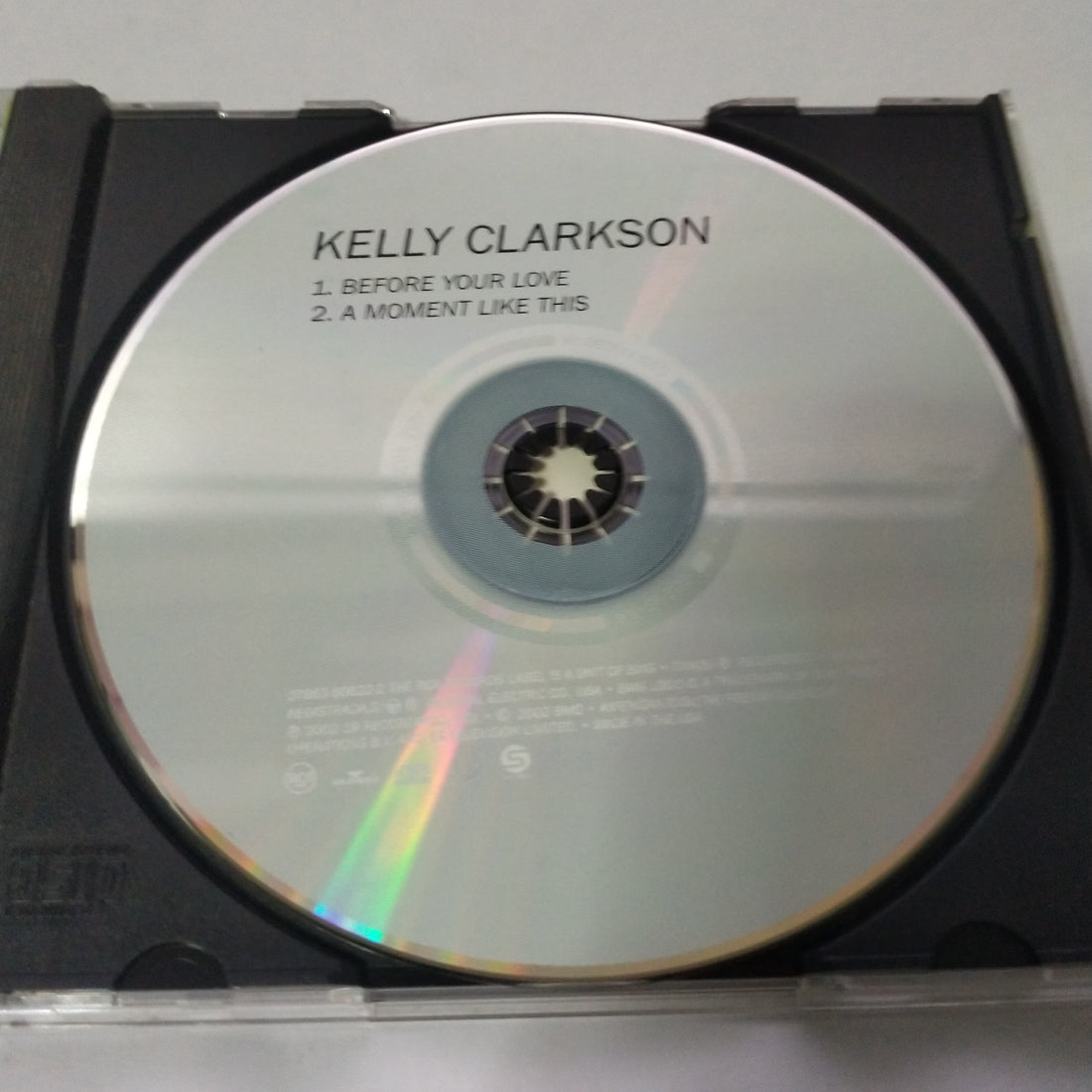 ซีดี Kelly Clarkson - Before Your Love / A Moment Like This CD VG+