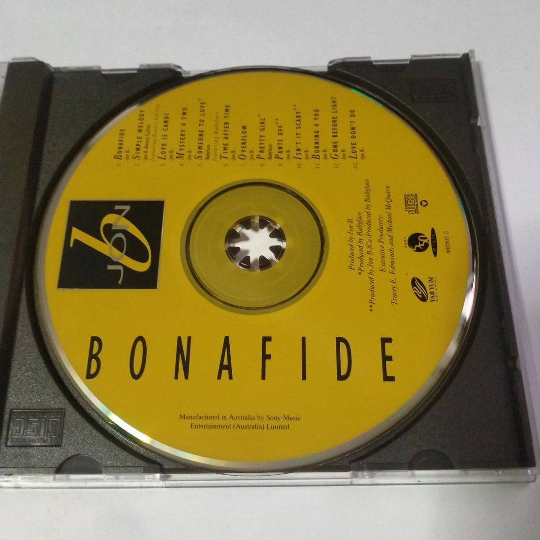 ซีดี Jon B - Bonafide (CD) (VG+)