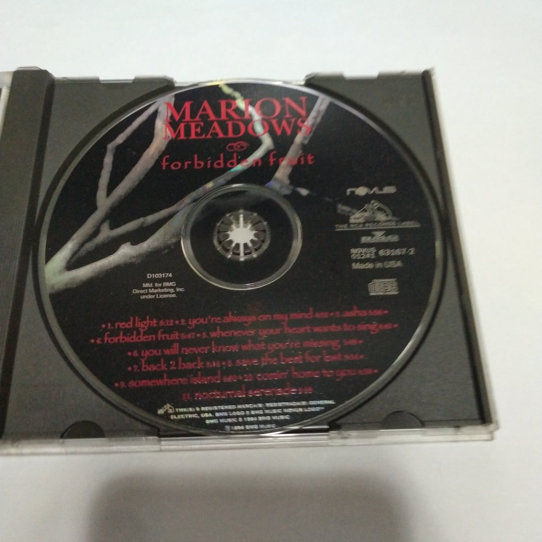 ซีดี Marion Meadows - Forbidden Fruit (CD) (VG+)