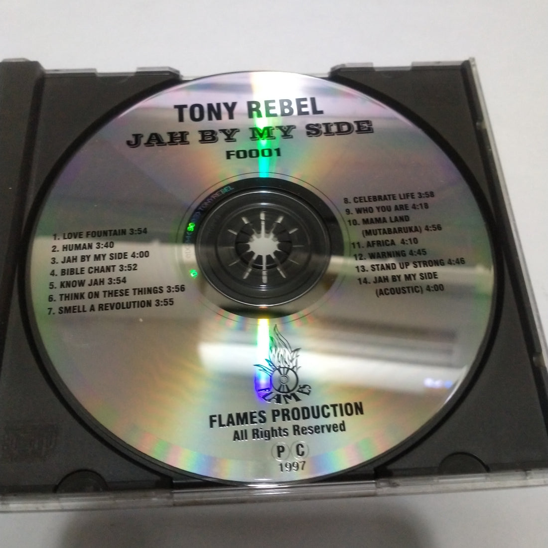 ซีดี Tony Rebel - Jah By My Side (CD) (VG+)