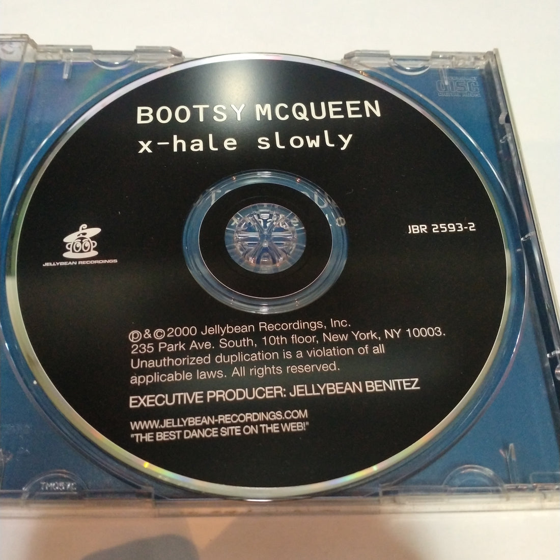 ซีดี Bootsy McQueen - X-hale Slowly CD VG+