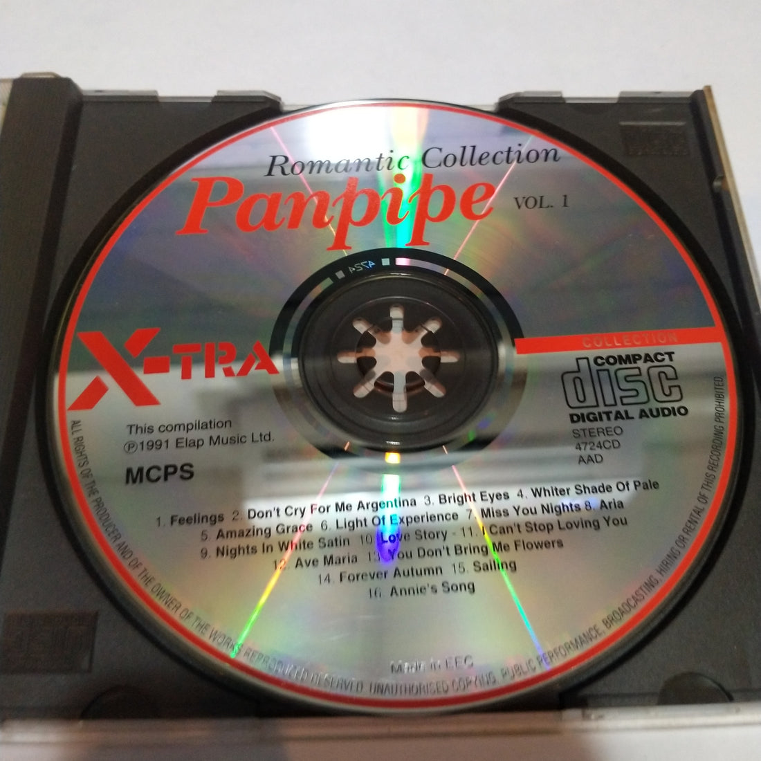 ซีดี Pierre Belmonde - Romantic Collection Panpipe Vol. 1 (CD) (VG+)