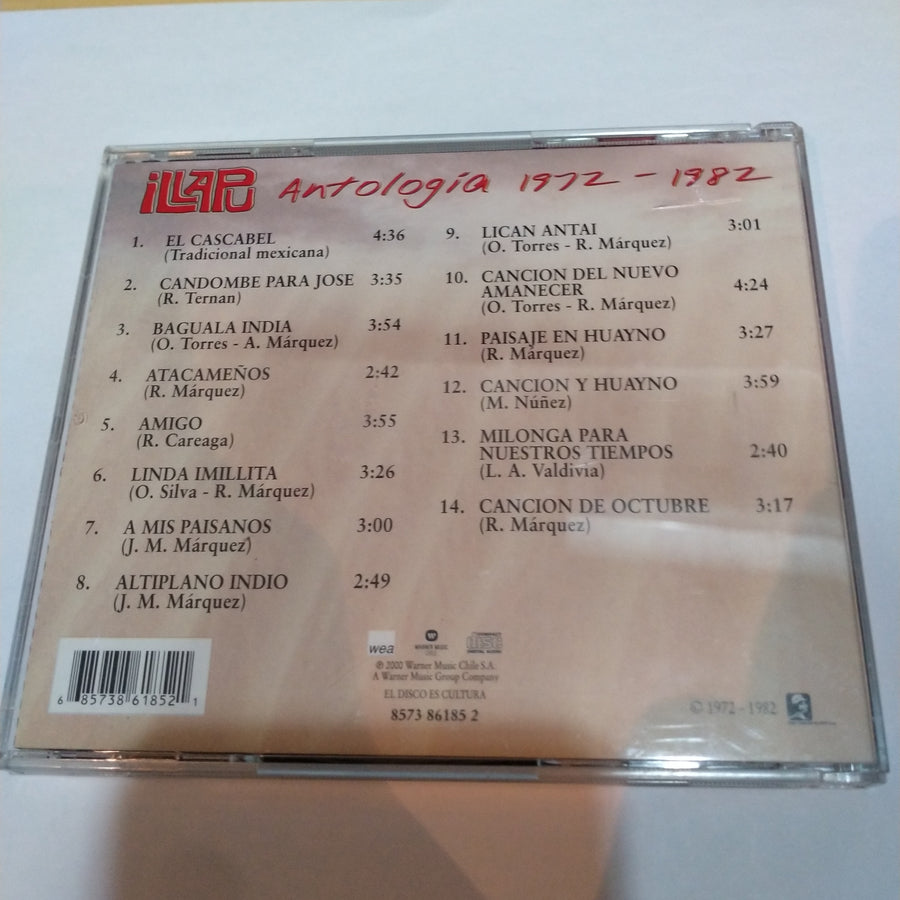 ซีดี Illapu - Antologia 1972-1982 CD VG