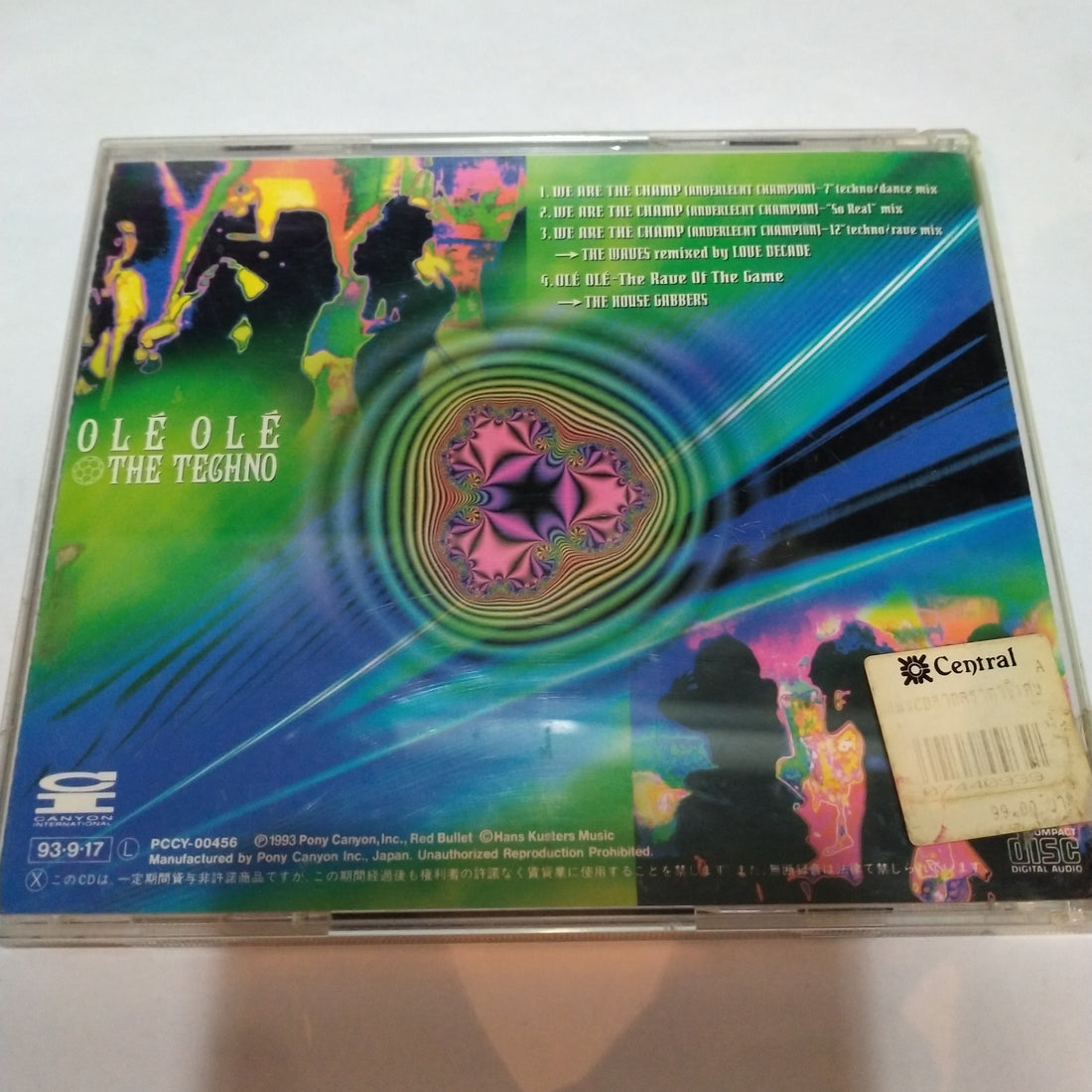 ซีดี Armath - Ole Ole The Techno CD VG