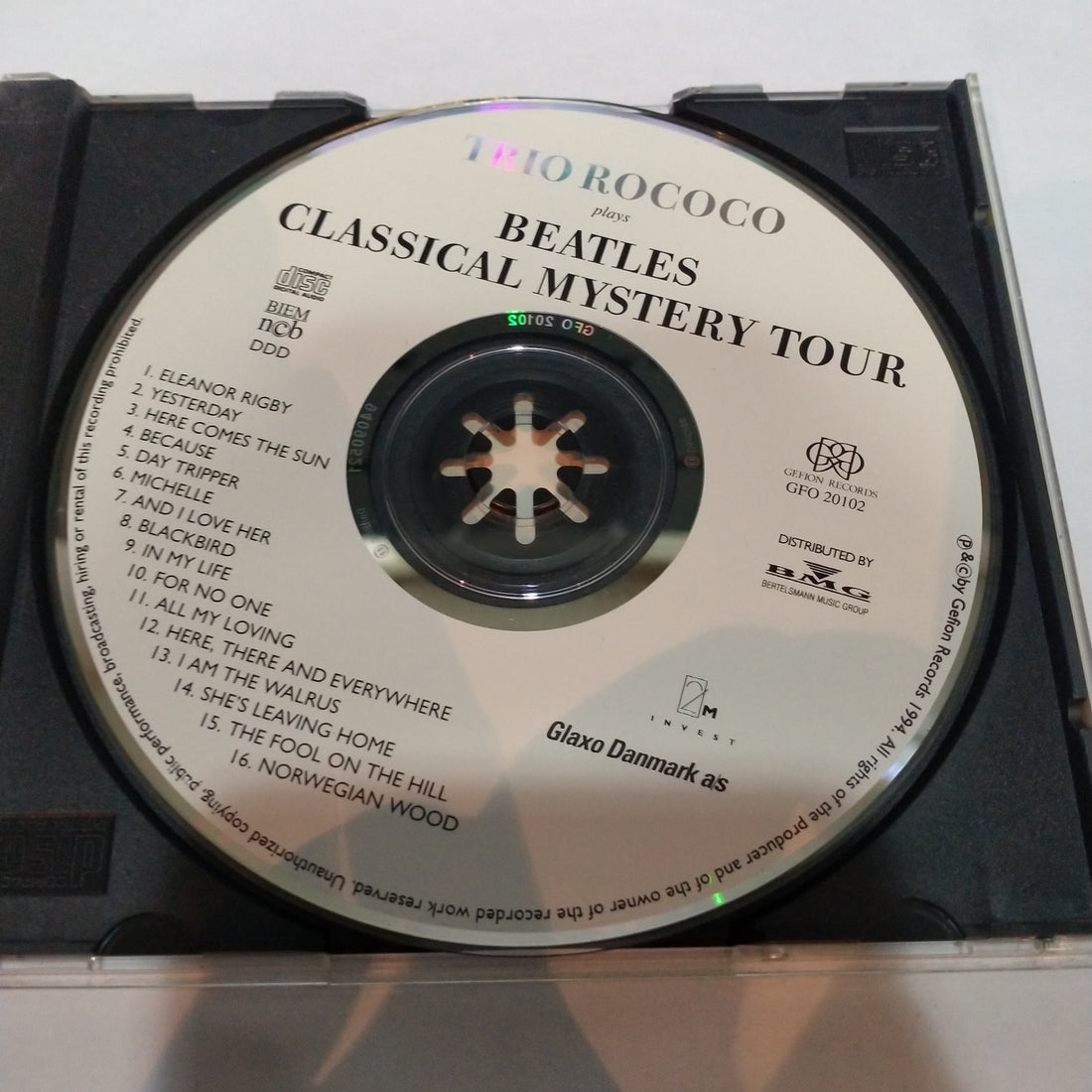 ซีดี Trio Rococo - Plays Beatles - Classical Mystery Tour (CD) (VG)