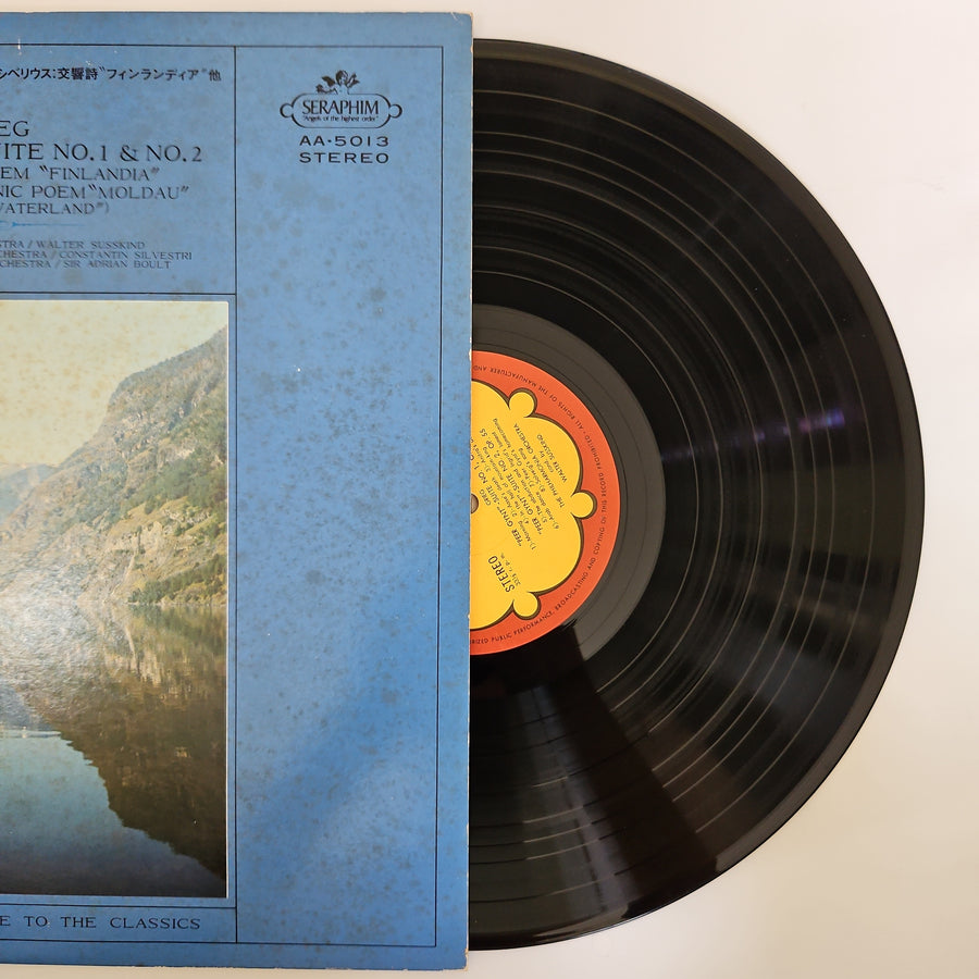 แผ่นเสียง Edvard Grieg, Jean Sibelius, Bedřich Smetana - Grieg : “Peer Gynt” – Suite No. 1 & 2 / Sibelius : Tone Poem “Finlandia” / Smetana : Symphonic Poem “Moldau” (From “Mein Vaterland”) (Vinyl) (NM or M-)