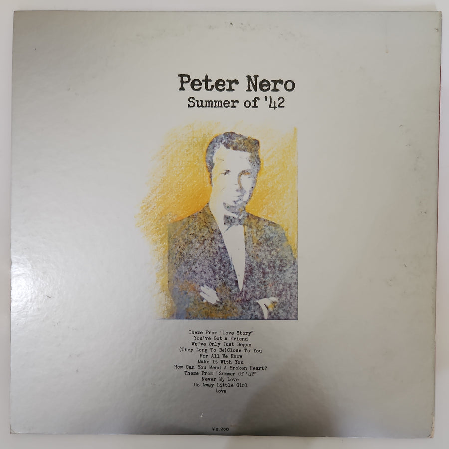 แผ่นเสียง Peter Nero - Summer Of '42 (Vinyl) (VG+)