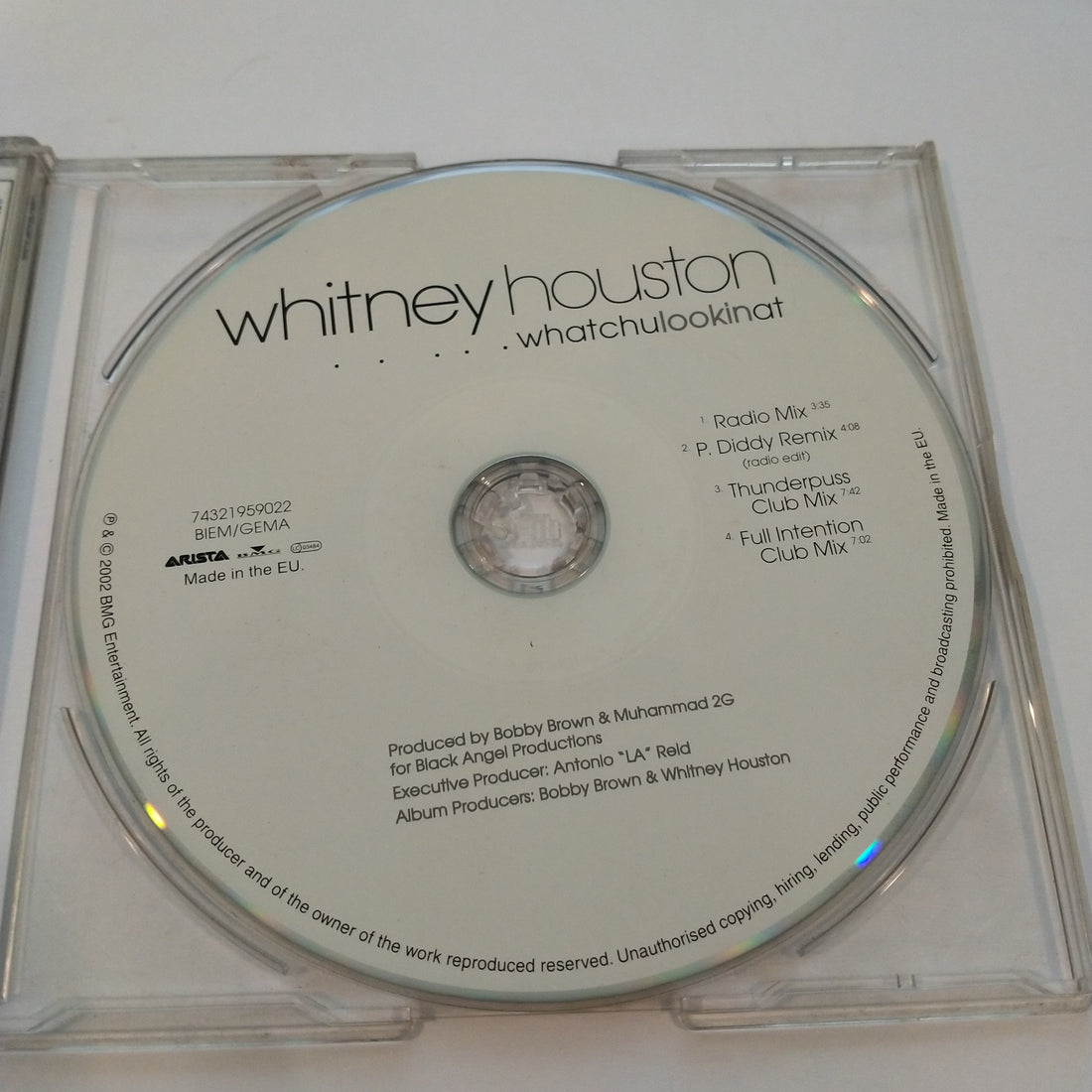 ซีดี Whitney Houston - Whatchulookinat CD G