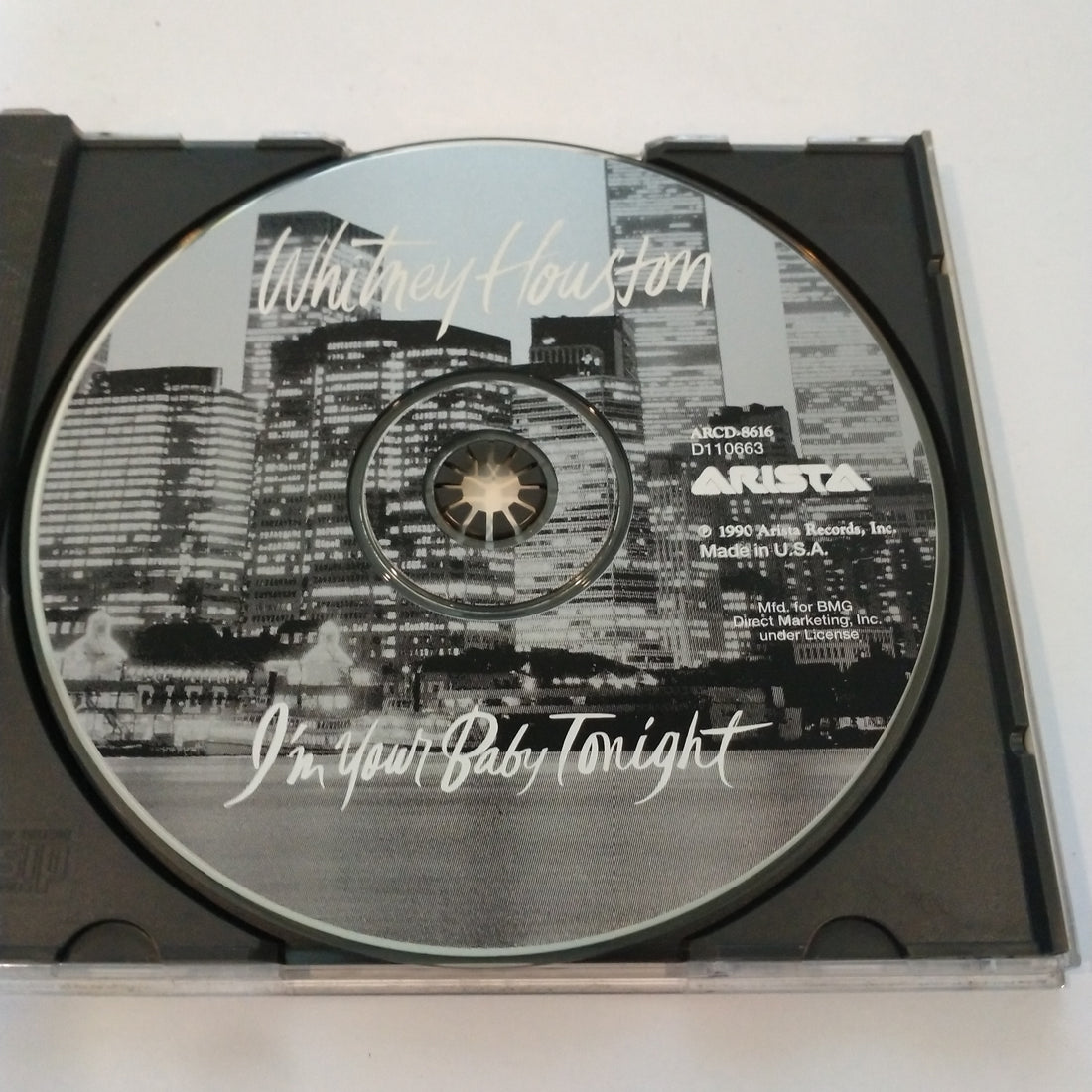 ซีดี Whitney Houston - I'm Your Baby Tonight (CD) (VG+)