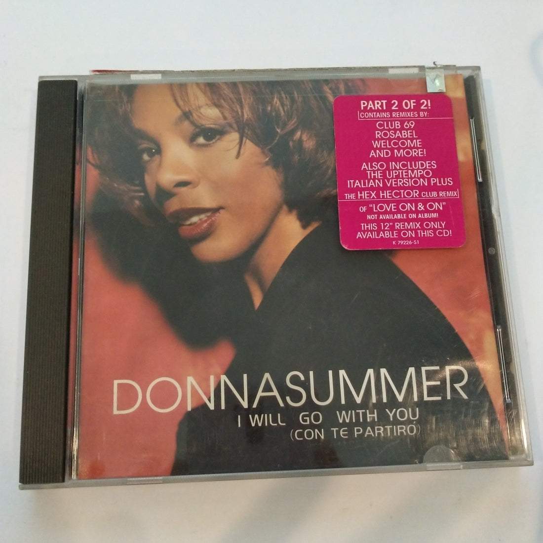 ซีดี Donna Summer - I Will Go With You Con Te Partiró CD VG