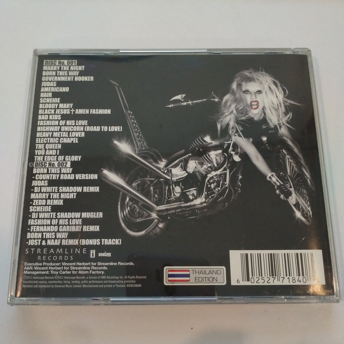 ซีดี Lady Gaga - Born This Way B2S Limited Edition CD VG+