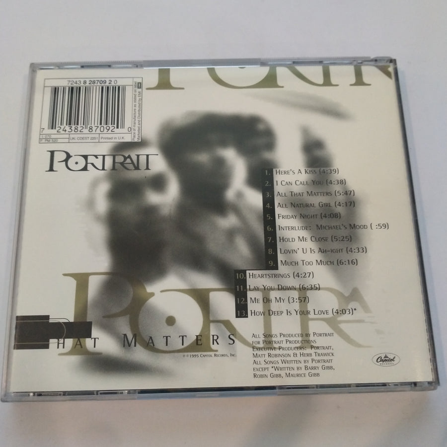 ซีดี Portrait - All That Matters (CD) (VG)