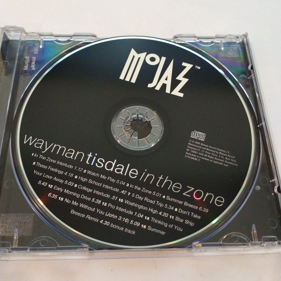 ซีดี Wayman Tisdale - In The Zone (CD) (G+)