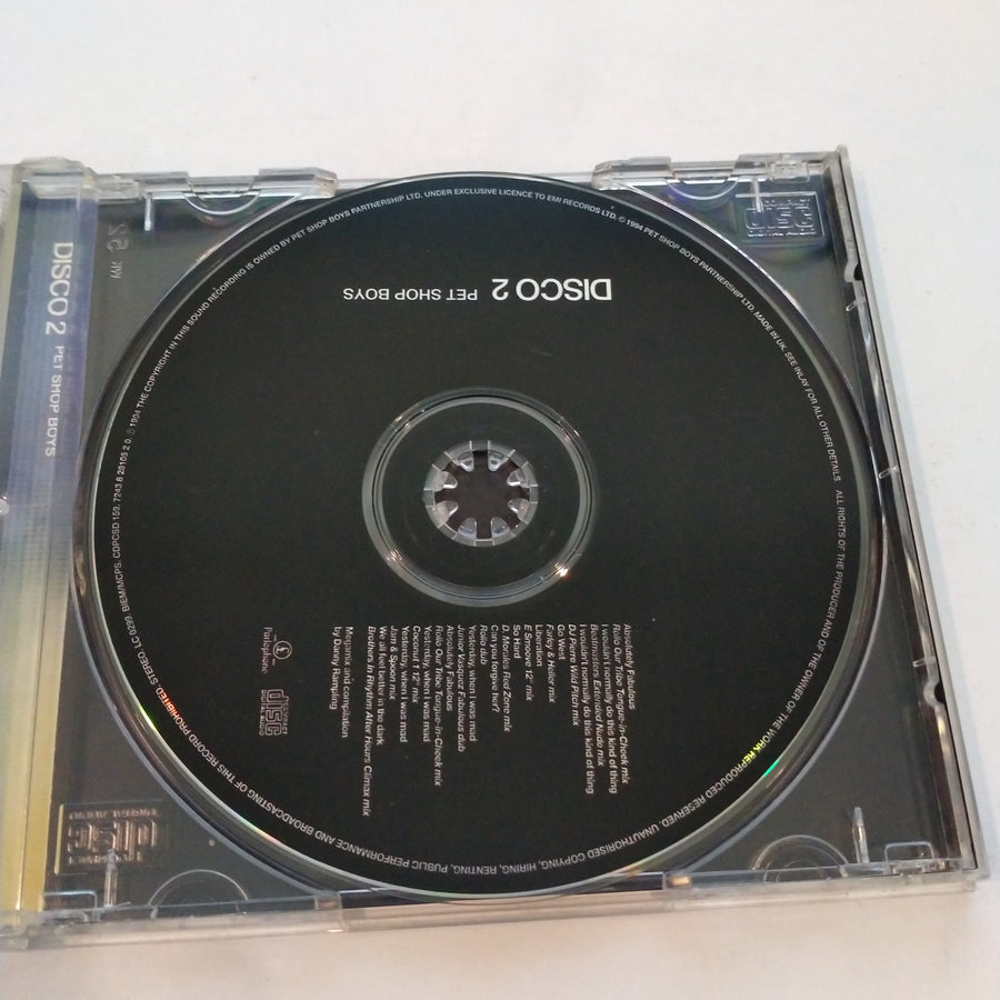 ซีดี Pet Shop Boys - Disco 2 CD VG+