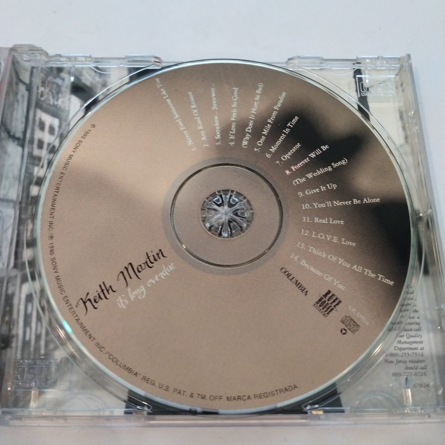 Keith Martin - It's Long Overdue (CD) (VG+)