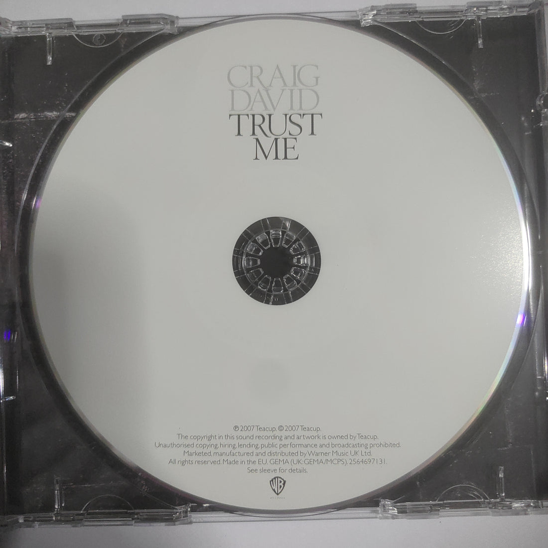 ซีดี Craig David - Trust Me CD VG+