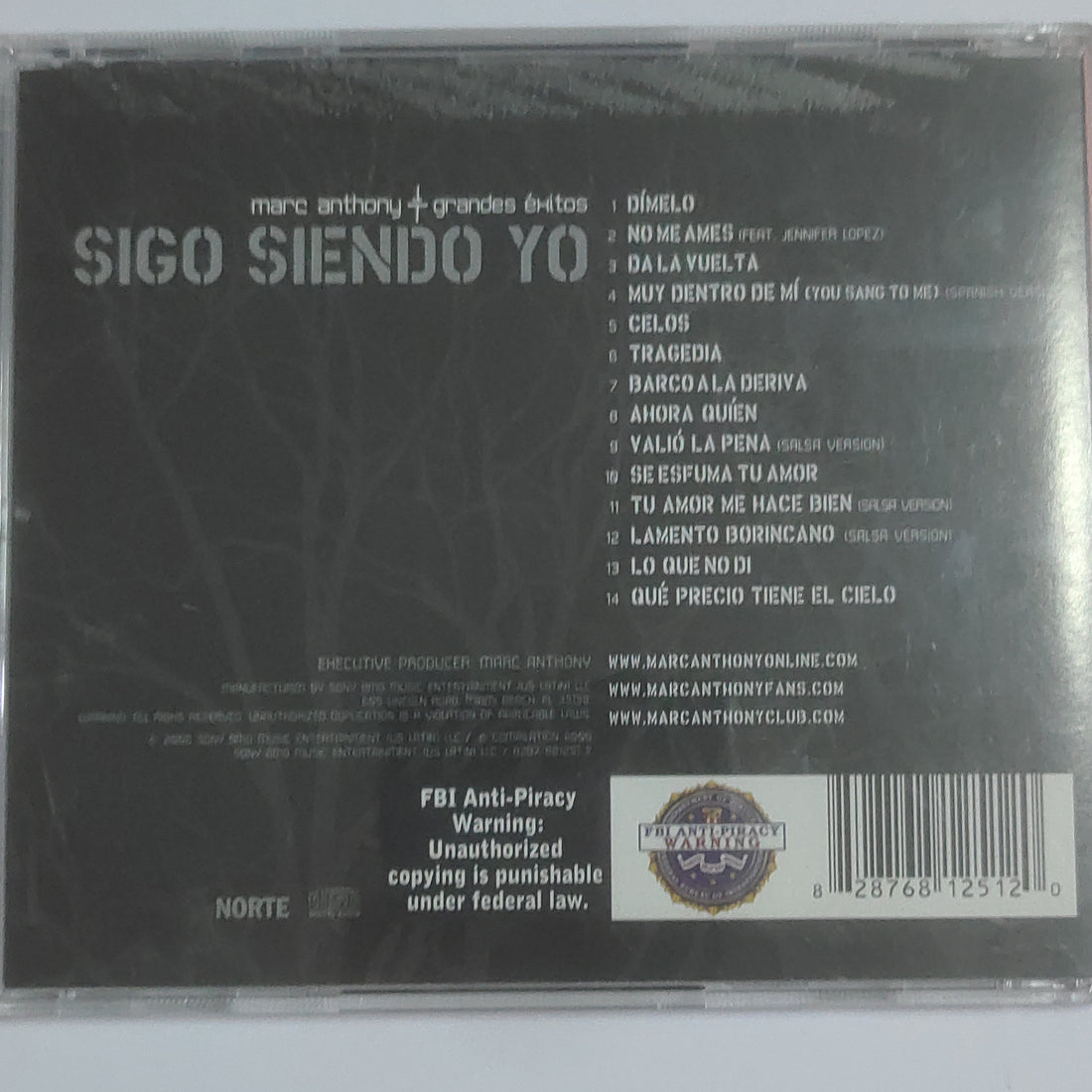 ซีดี Marc Anthony - Sigo Siendo Yo Grandes Éxitos CD NM or M-