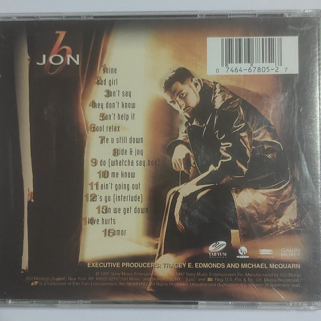 ซีดี Jon B - Cool Relax CD VG+