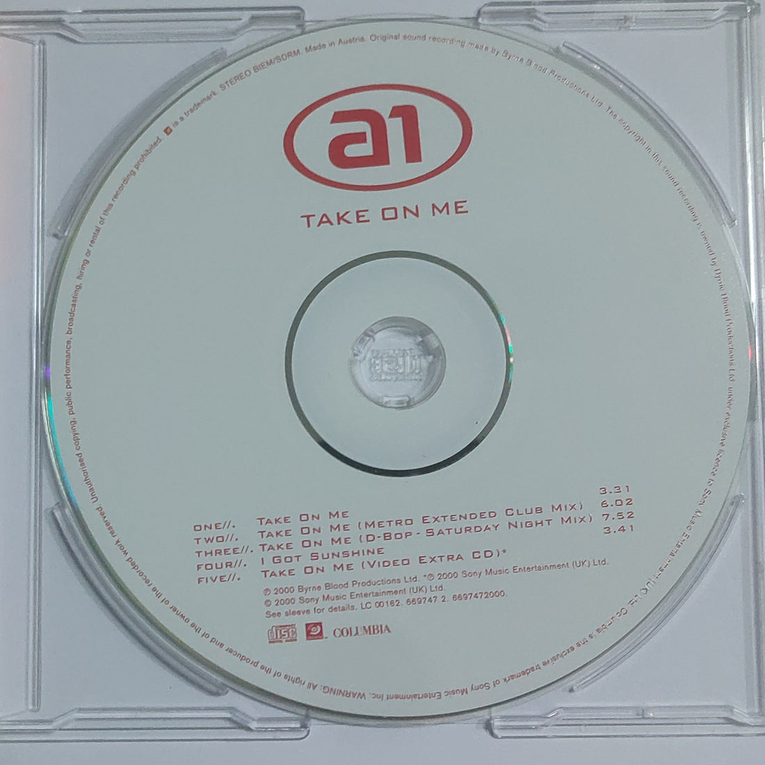 A1 - Take On Me (CD) (VG+)