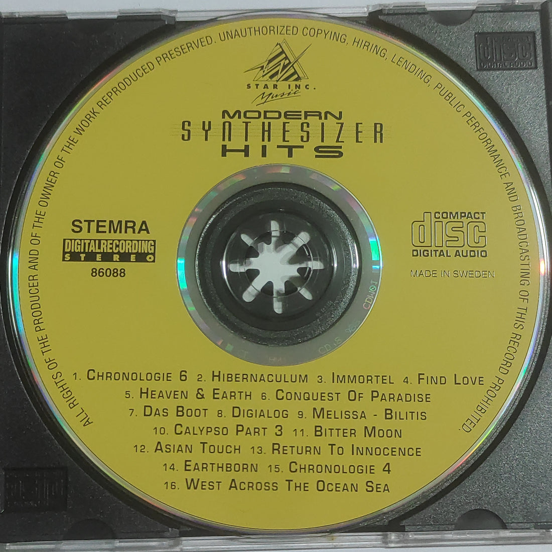 ซีดี Various - Modern Synthesizer Hits CD VG+