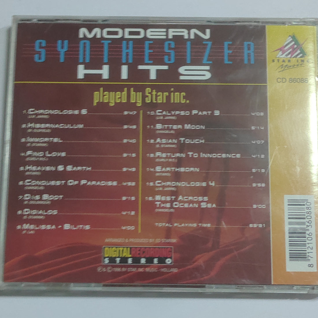 ซีดี Various - Modern Synthesizer Hits (CD) (VG+)