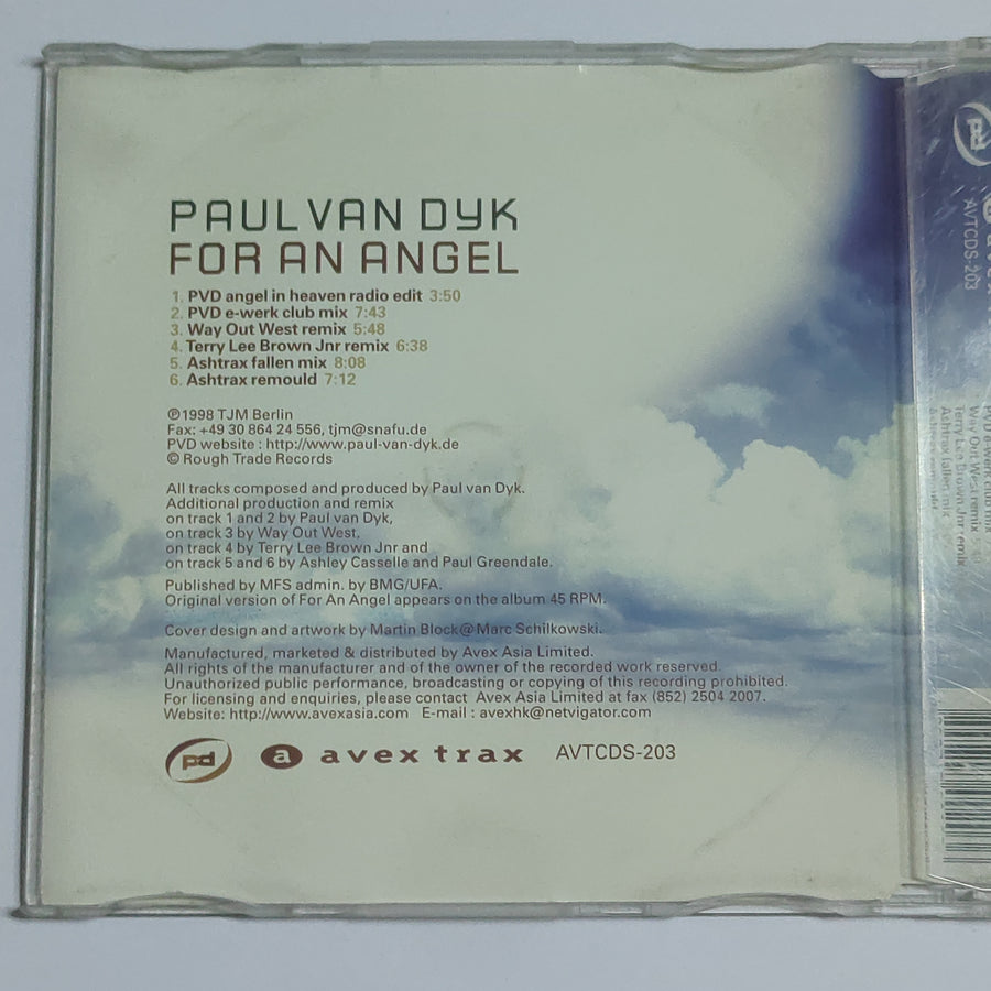 ซีดี Paul van Dyk - For An Angel CD G