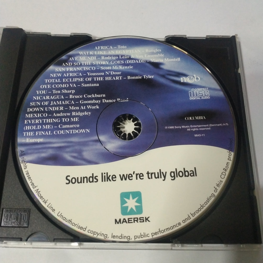 ซีดี Various - Sounds Like We're Truly Global (CD) (VG)