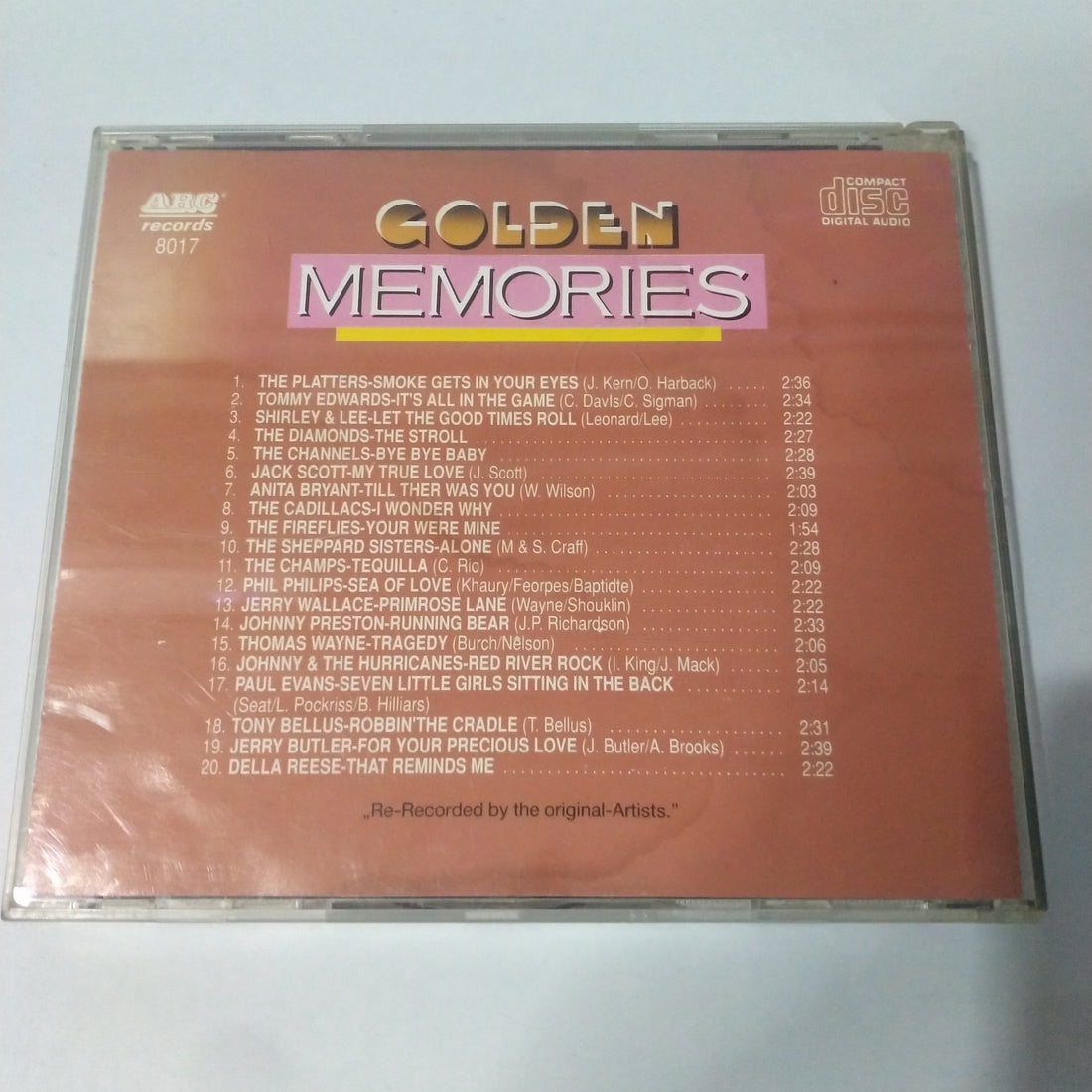 ซีดี Various - Golden Memories Vol. 17 (CD) (VG+)