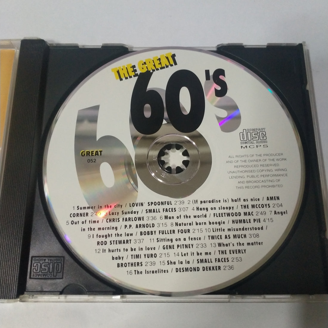 ซีดี Various - The Great 60's (CD) (VG+)