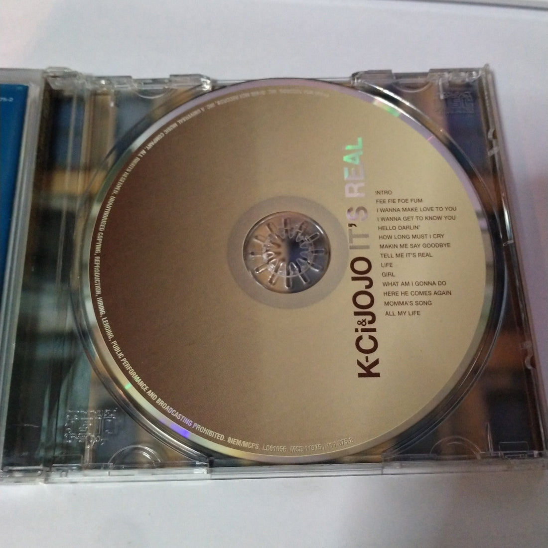 ซีดี K-Ci & JoJo - It's Real CD VG