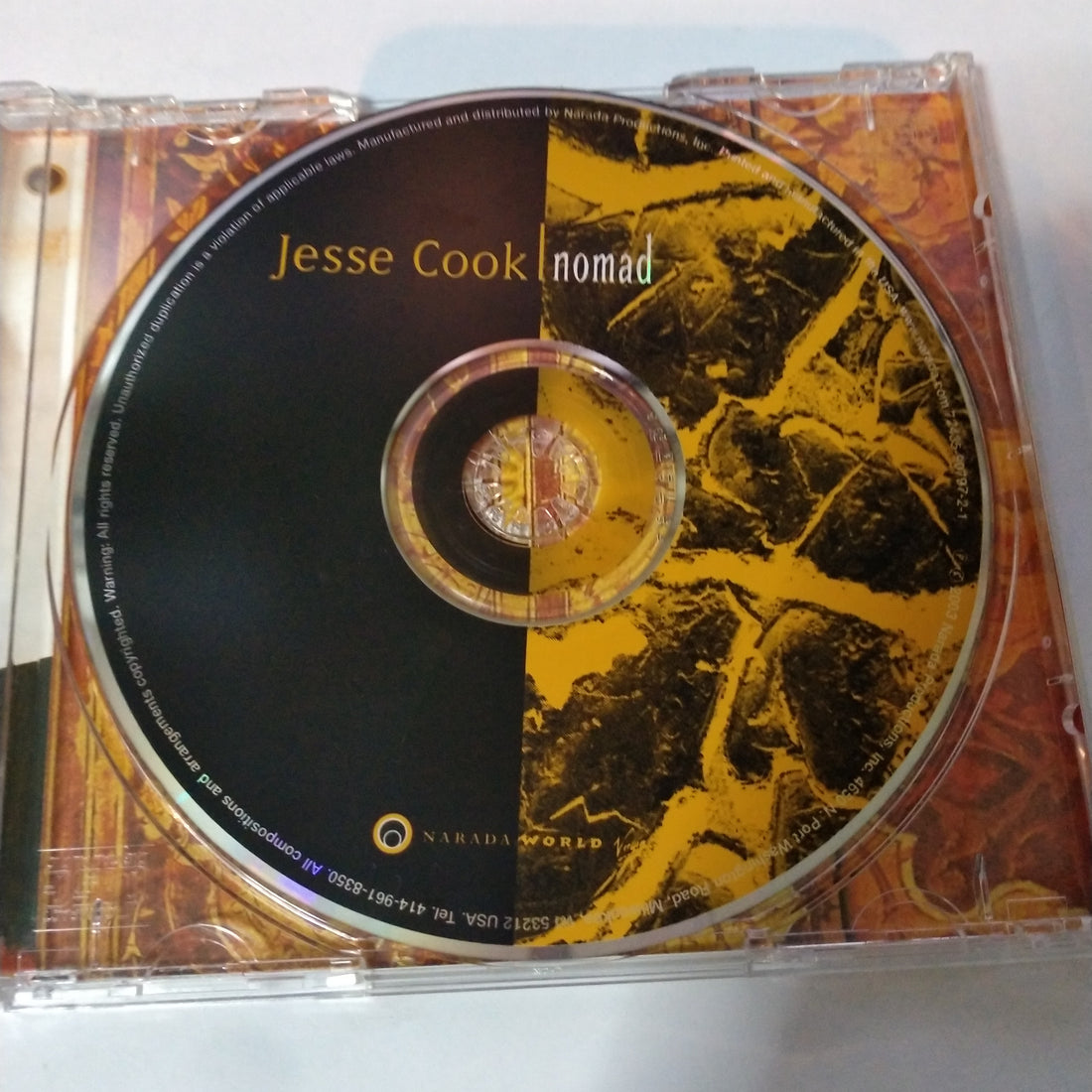 ซีดี Jesse Cook - Nomad CD VG+