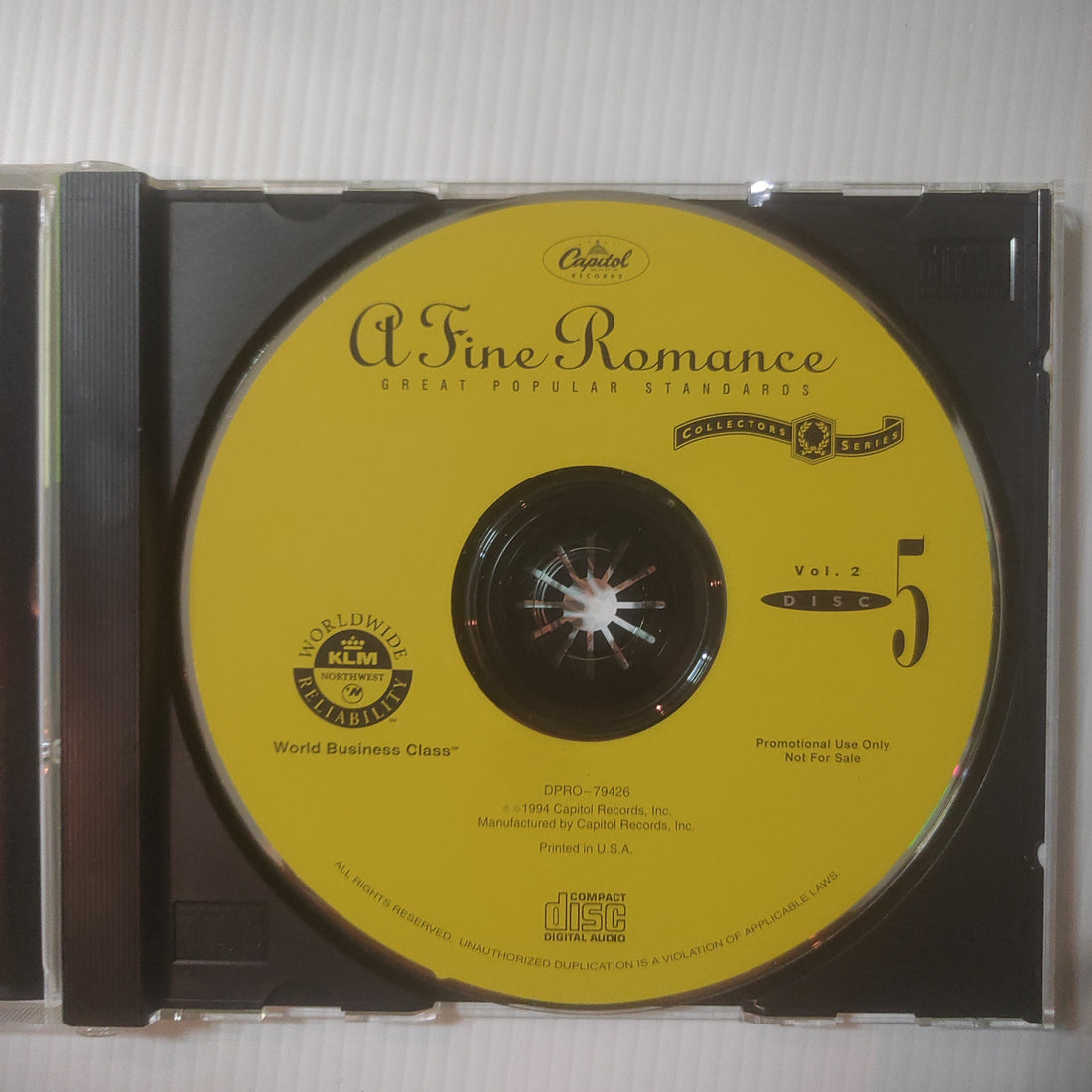 ซีดี Various - A Fine Romance Swing Era Classics Volume 2, Disc 5 (CD) (VG+)