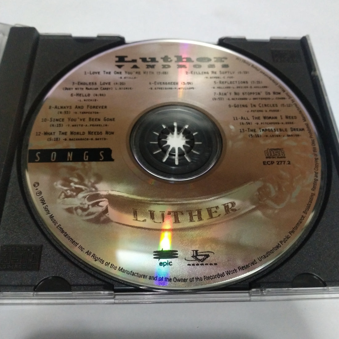 ซีดี Luther Vandross - Songs (CD) (VG)