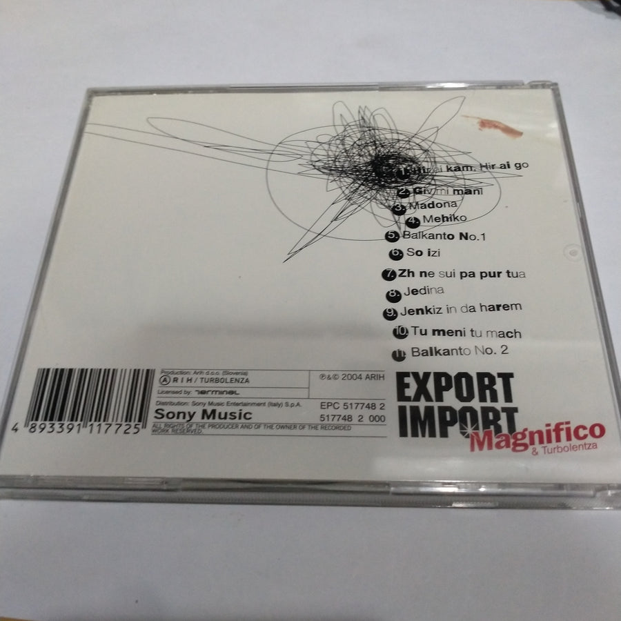 ซีดี Magnifico & Turbolentza - Export Import CD VG+