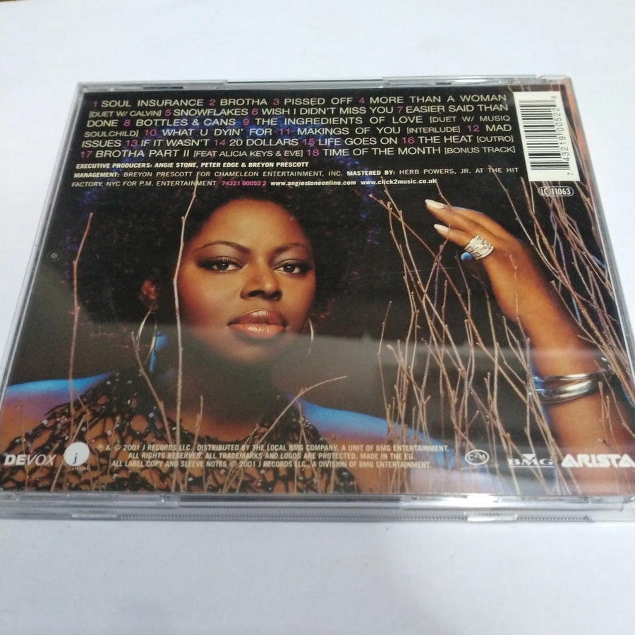 ซีดี Angie Stone - Mahogany Soul (CD) (VG+)