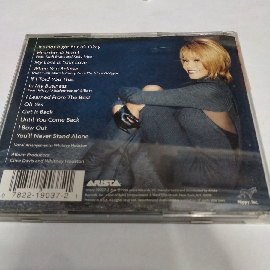 ซีดี Whitney Houston - My Love Is Your Love (CD) (VG+)