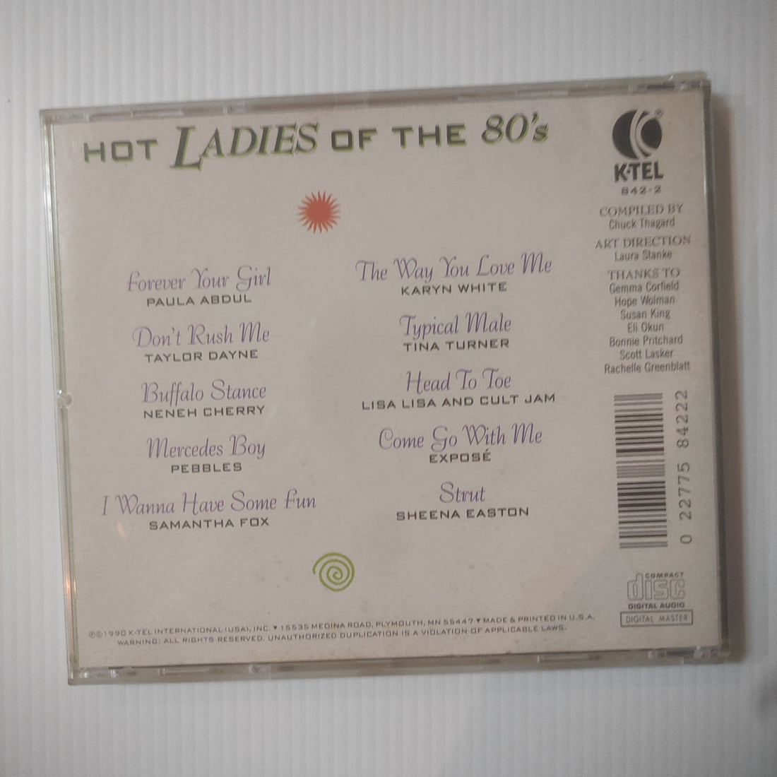 ซีดี Various - Hot Ladies Of The 80's (CD) (VG+)