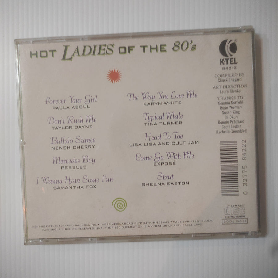 ซีดี Various - Hot Ladies Of The 80's (CD) (VG+)