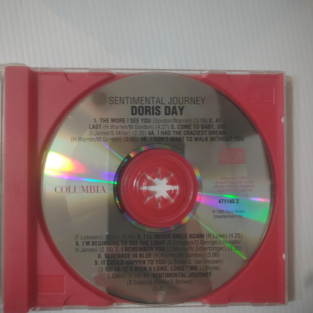 Doris Day - Sentimental Journey (CD) (VG+)
